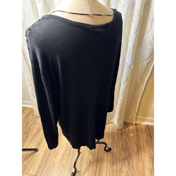 Lane Bryant Embroidered Stretch Knit Sweater Tunic Plus 18/20 Whimsigoth NWT - Picture 6 of 15